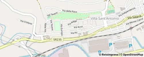 Mappa Castel di Lama