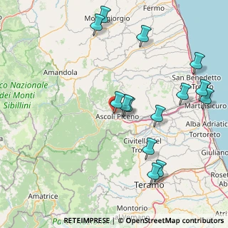 Mappa Via Zandonai, 63100 Ascoli Piceno AP, Italia (18.98714)