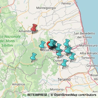 Mappa Via Zandonai, 63100 Ascoli Piceno AP, Italia (9.08118)
