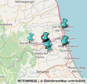 Mappa Via Arno, 63082 Castel di Lama AP, Italia (8.52706)