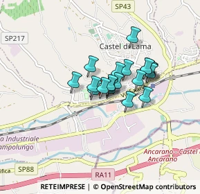 Mappa Via Arno, 63082 Castel di Lama AP, Italia (0.567)