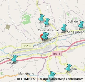 Mappa Via Arno, 63082 Castel di Lama AP, Italia (2.83923)