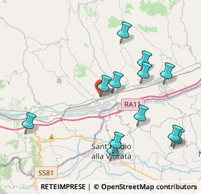 Mappa Via Arno, 63082 Castel di Lama AP, Italia (4.40333)