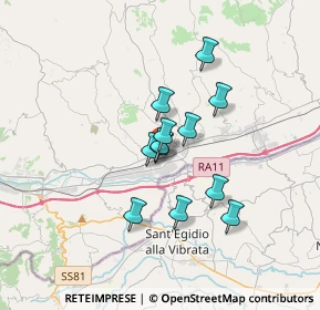 Mappa Via Arno, 63082 Castel di Lama AP, Italia (2.50833)