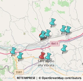 Mappa Via Arno, 63082 Castel di Lama AP, Italia (3.57091)