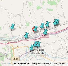 Mappa Via Arno, 63082 Castel di Lama AP, Italia (3.60417)