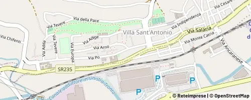 Mappa Castel di Lama