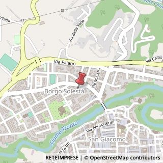 Mappa Via Sant'Emidio Rosso, 19, 63100 Ascoli Piceno, Ascoli Piceno (Marche)