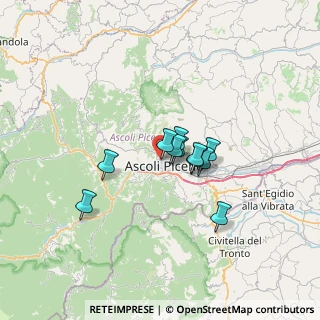 Mappa Borgo Solestà, 63100 Ascoli Piceno AP, Italia (4.58455)