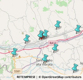 Mappa Via Monte Vettore, 63100 Campolungo-Villa Sant'Antonio AP, Italia (4.39455)
