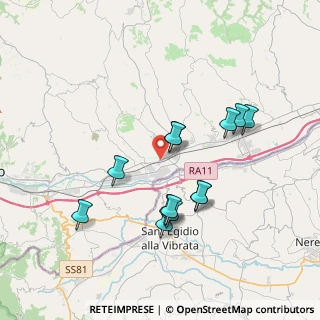 Mappa Via Monte Vettore, 63100 Campolungo-Villa Sant'Antonio AP, Italia (3.56769)