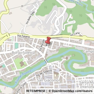 Mappa Via Rigante Adriano, 35, 63100 Ascoli Piceno, Ascoli Piceno (Marche)