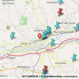 Mappa Via Monte Vettore, 63082 Castel di Lama AP, Italia (2.869)