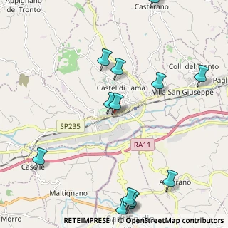 Mappa Via Monte Vettore, 63082 Castel di Lama AP, Italia (2.80308)