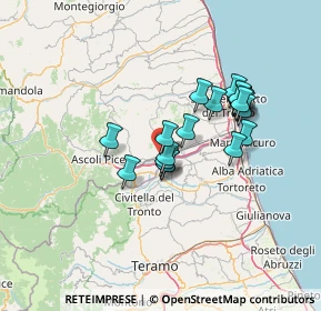 Mappa Via Salaria, 63030 Castel di Lama AP, Italia (11.578)