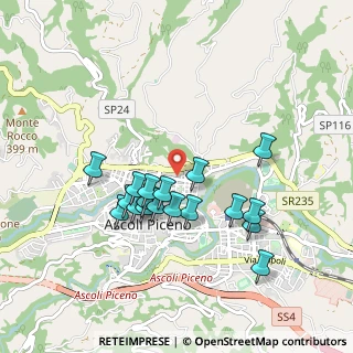 Mappa Viale Federici Marcello, 63100 Ascoli Piceno AP, Italia (0.86167)