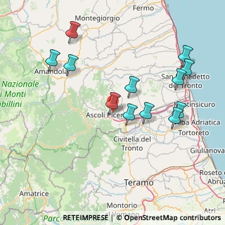 Mappa Via Esino, 63100 Ascoli Piceno AP, Italia (17.0675)