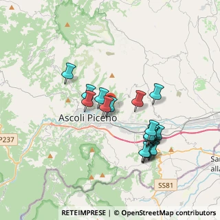 Mappa Via Esino, 63100 Ascoli Piceno AP, Italia (3.49056)