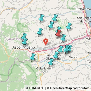 Mappa Via Frazione Campolungo, 63100 Ascoli Piceno AP, Italia (7.59611)
