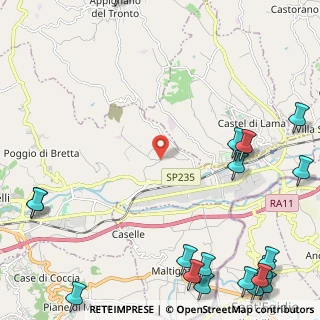 Mappa Via Frazione Campolungo, 63100 Ascoli Piceno AP, Italia (3.81)