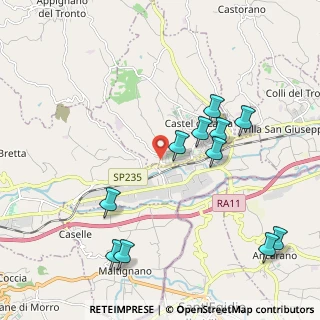 Mappa Via Chifenti, 63082 Castel di Lama AP, Italia (2.34)