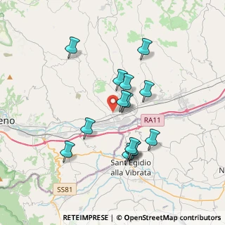 Mappa Via Chifenti, 63082 Castel di Lama AP, Italia (3.34929)
