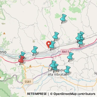 Mappa Via Chifenti, 63082 Castel di Lama AP, Italia (4.48846)