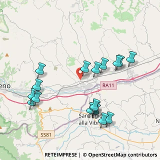 Mappa Via Chifenti, 63082 Castel di Lama AP, Italia (4.49941)