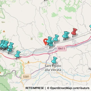 Mappa Via Chifenti, 63082 Castel di Lama AP, Italia (6.17722)