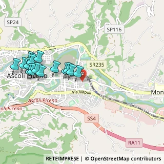 Mappa Via F. Kennedy John, 63100 Ascoli Piceno AP, Italia (1.1675)