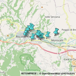 Mappa Via F. Kennedy John, 63100 Ascoli Piceno AP, Italia (1.05615)