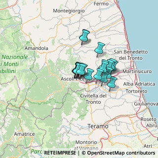 Mappa Via Fermo, 63100 Ascoli Piceno AP, Italia (8.1505)