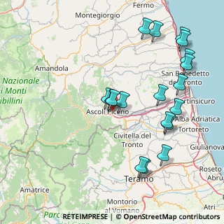 Mappa Via F. Kennedy John, 63100 Ascoli Piceno AP, Italia (18.29778)