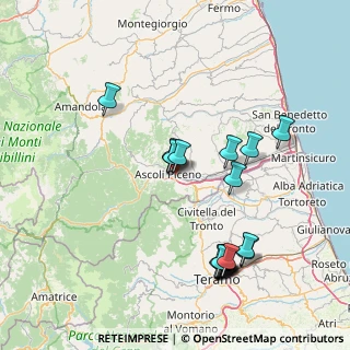 Mappa Via F. Kennedy John, 63100 Ascoli Piceno AP, Italia (16.8675)