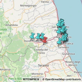 Mappa Zona Industriale Campolungo Area Marini, 63100 Ascoli Piceno AP, Italia (15.999)