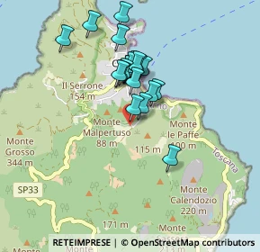 Mappa Valle Baccetti, 57038 Rio Marina LI, Italia (0.73913)