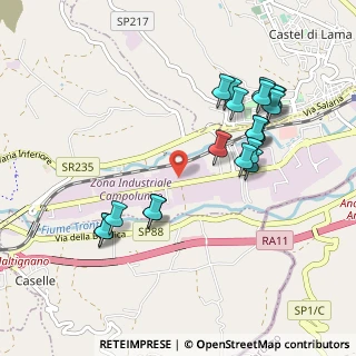 Mappa Viale dei Mutilati e Invalidi del Lavoro, 63100 Campolungo-Villa Sant'Antonio AP, Italia (1.037)
