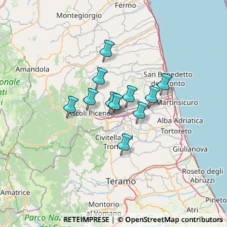 Mappa Zona Industriale Capolungo, 63100 Ascoli Piceno AP, Italia (9.46091)
