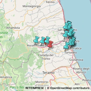 Mappa Zona Industriale Capolungo, 63100 Ascoli Piceno AP, Italia (16.2595)