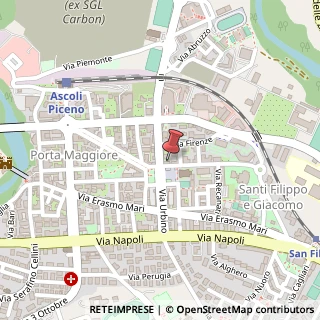 Mappa Piazza della Immacolata, 27, 63100 Ascoli Piceno, Ascoli Piceno (Marche)