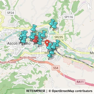 Mappa Piazza della Immacolata, 63100 Ascoli Piceno AP, Italia (0.76)