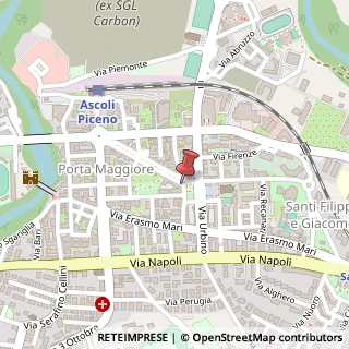 Mappa Viale Benedetto Croce, 79, 63100 Ascoli Piceno, Ascoli Piceno (Marche)