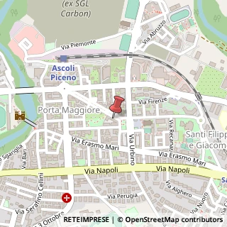 Mappa Viale Benedetto Croce, 83, 63100 Ascoli Piceno, Ascoli Piceno (Marche)
