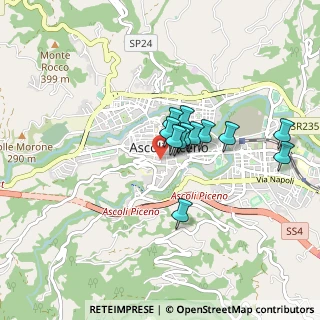 Mappa Rua del Cieco, 63100 Ascoli Piceno AP, Italia (0.64417)
