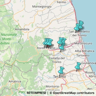 Mappa Via Montecassino, 63100 Ascoli Piceno AP, Italia (13.35083)