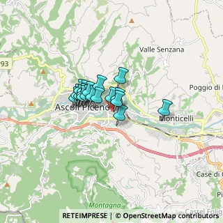 Mappa Viale Benedetto Croce, 63100 Ascoli Piceno AP, Italia (1.02778)