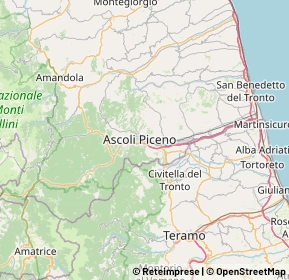 Mappa 63100 Ascoli Piceno AP, Italia (12.0015)