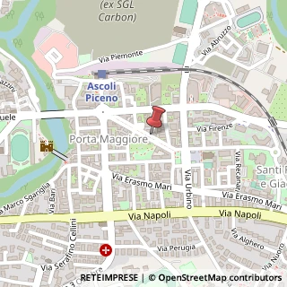 Mappa Viale Benedetto Croce, 44, 63100 Ascoli Piceno, Ascoli Piceno (Marche)