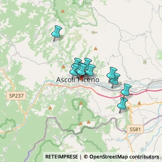 Mappa Via Candido Augusto Vecchi, 63100 Ascoli Piceno AP, Italia (2.28333)