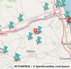 Mappa Via San Rocco, 64010 Controguerra TE, Italia (6.5125)